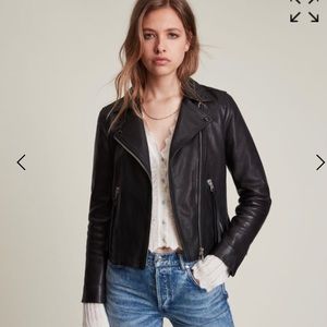 All Saints Dolby leather jacket